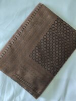 Light Blue Banarasi Silk Saree - Image 6